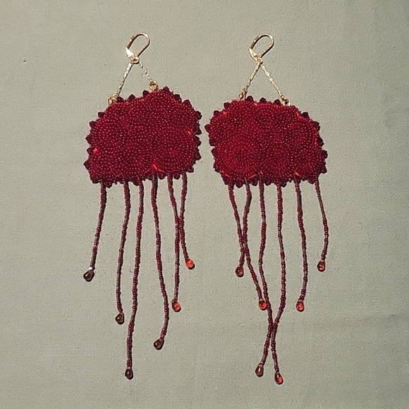 Beaded Earrings - Picture 1 of 3